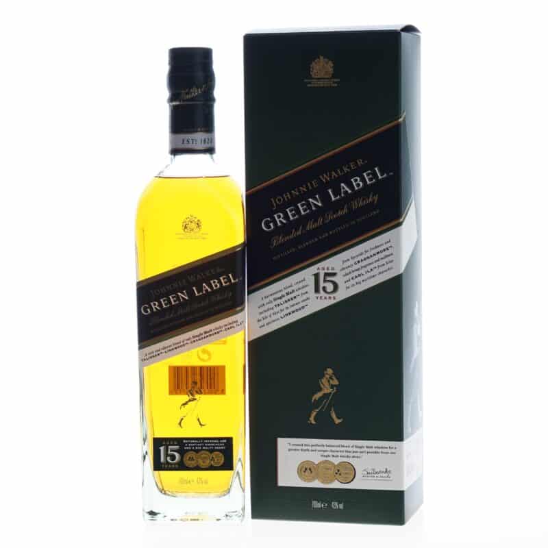 Johnnie Walker Whisky green label 15 years