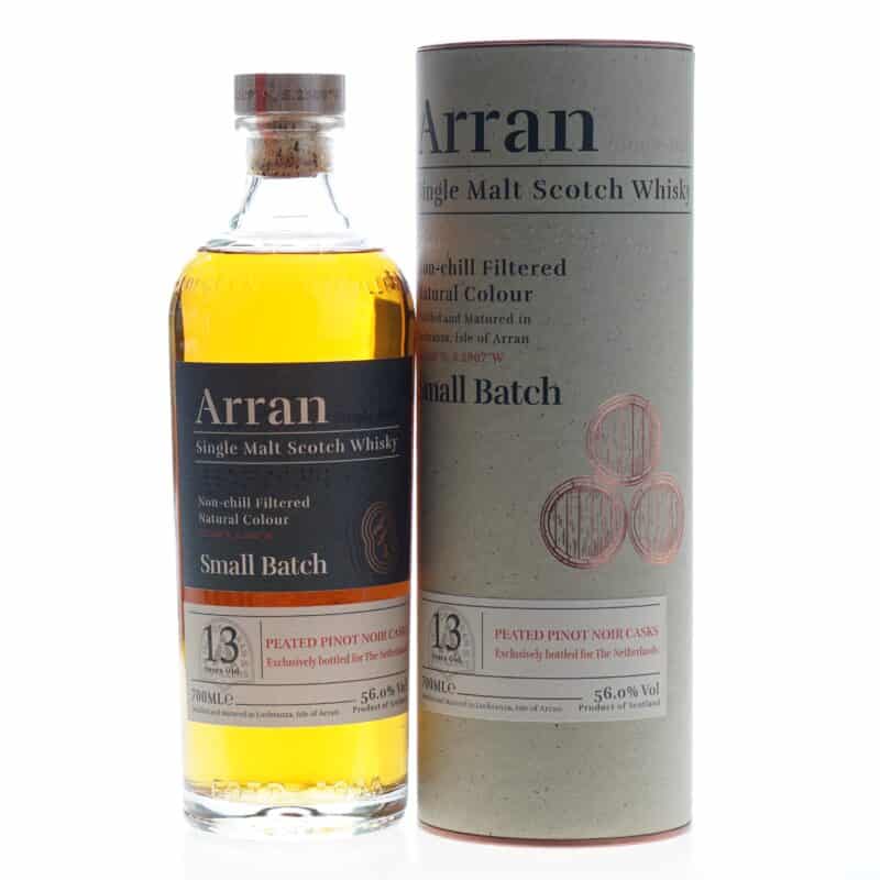 Arran Whisky pinot noir peated 13 Years