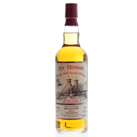 Ultimate Whisky Ballechin 2011 Cask Strength 10 Years 70cl 60%