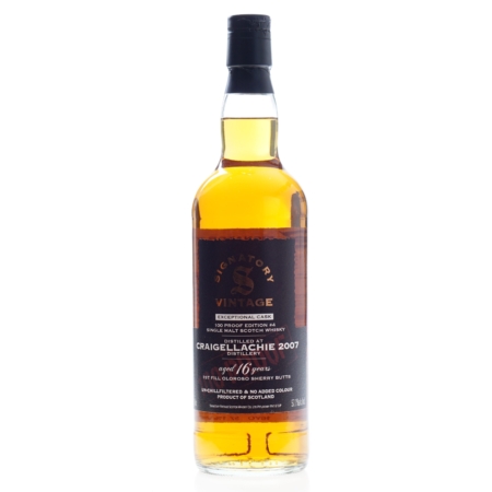 Craigellachie Whisky Signatory Vintage 2007 16 Years 70cl 57,1%